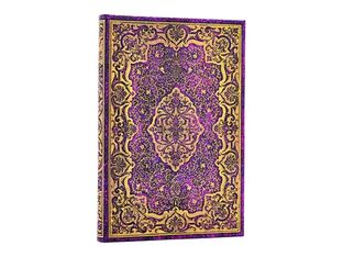 Paperblanks Picaresque - Cahier de notes - reliure cousue et collée - mini - 90 x 140 mm - 176 pages - ligné - violet