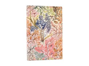 Paperblanks Flexis William Kilburn - Cahier de notes - reliure cousue et collée - mini - 90 x 140 mm - 208 pages - ligné - anemone - multicolore