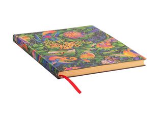 Paperblanks Flexis Laurel Burch Collection Whimsical Creations - Cahier de notes - reliure piquée - ultra - 180 x 230 mm - 176 pages - ligné - jungle song