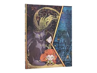 Paperblanks Cartoon Saloon Collection Wolfwalkers - Cahier de notes - reliure cousue et collée - ultra - 180 x 230 mm - 144 pages - ligné - irish folklore trilogy - multicolore