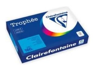 Clairefontaine Trophée -  Papier couleur - A3 (297 x 420 mm) - 160 g/m² - 250 feuilles - turquoise