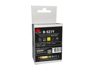 Cartouche compatible Brother LC521 - Jaune - Uprint