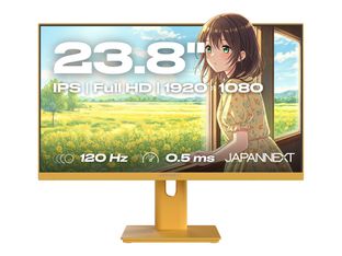 JAPANNEXT JN-IPS238G120F-HSP - Écran LED 23,8" - Full HD (1080p) - 120 Hz - jaune pastel