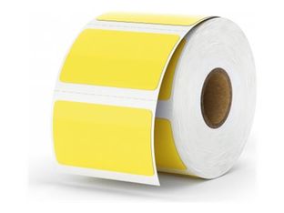 NEUTRAL - 1 rouleau de 1000 étiquettes pour PL70E/PL80E - jaune - 57 x 32 mm