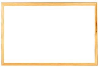 Ulmann - Tableau blanc magnétique 45 x 60 cm - cadre pin