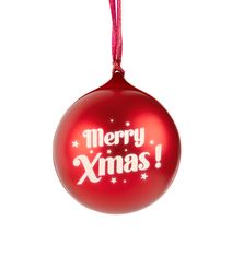 Bigben - Boule de noël lumineuse avec enceinte - rouge