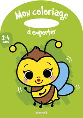 Mon coloriage à emporter (Abeille) - 2-4 ans