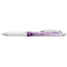 Pentel Energel - Roller rétractable Kiriko Edition - 0,5 mm - motif Asanoha - noir