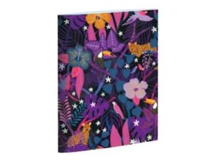 Cahier Select BLUE ART "Nocturne tropicale" - CLEMZILLU - TROPIQUE FANTASTIQUE 16*22cm