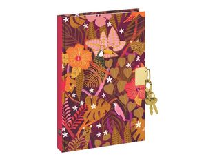 Journal Intime BLUE ART "Tropicale" - CLEMZILLU - TROPIQUE FANTASTIQUE 11,5*18cm