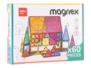 APLI kids - Magnetic construction set Magnex 60 pieces - jeu éducatif - 60 pièces