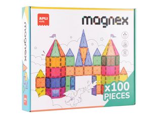 APLI kids - Magnetic construction set - jeu éducatif - 100 pièces