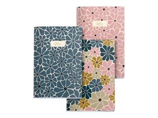 Miquelrius Boho Essence - Cahier de notes - reliure piquée - A6 - 105 x 145 mm - 40 feuilles / 80 pages - blanc - uni - variée - carton