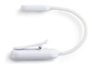 Miquelrius - Lampe de lecture - LED - système de fixation avec pince - amber/warm white/cold white light - blanc