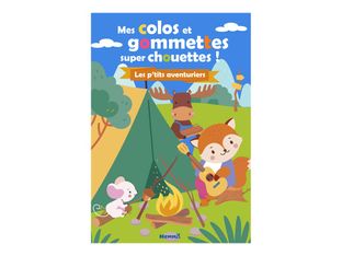 Mes colos et gommettes super chouettes ! - Les p'tits aventuriers - livre de coloriage / d'activités