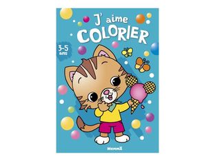 J'aime colorier - Chat - 3 / 5 ans