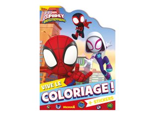 Marvel Spidey et ses amis extraordinaires - Vive le coloriage! (Team Spidey ville) + stickers - livre à colorier