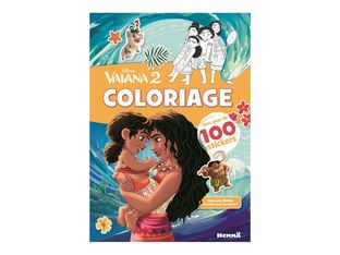 Disney Vaiana 2 - Coloriage avec plus de 100 stickers (Vaiana et sa petite soeur) - livre à colorier
