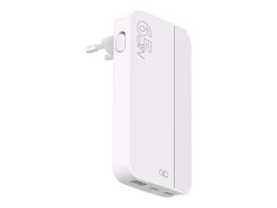 Force Power Lite - Chargeur secteur - 65 Wh - 3 connecteurs de sortie (USB, 2 x USB-C) - blanc