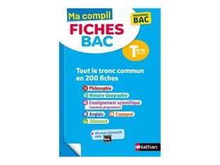 Ma compil fiches bac terminale tronc commun en 200 fiches