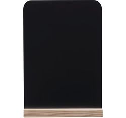 Présentoir de table en ardoise et bois - format A4