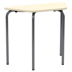 Table CONFIG II - plateau ép.24 mm stratifié - chant ABS - piètement époxy - 90x43 cm - T6