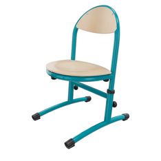 Chaise HÉLIA HR - assise et dossier bois Blueprotech - piètement époxy - T1 à T3
