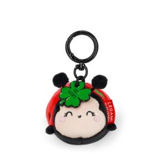 Legami – Porte‑Clés Peluche Super Soft Tiny Coccinelle Ladybug