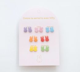 Miffy – Carte boucles d’oreilles – 7 paires