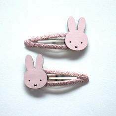 Miffy – Duo barrettes Rose