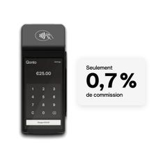 Qonto Pro - Terminal de Paiement autonome avec capacité d'impression