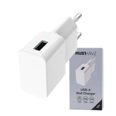 Grab 'N Go - Chargeur secteur USB-A - 15 W - blanc