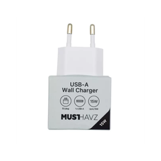 Grab 'N Go - Chargeur secteur USB-A - 15 W - blanc