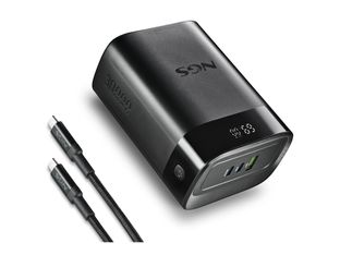 NGS TWIX 30 - Batterie externe - charge rapide - 30000 mAh - 3 connecteurs de sortie (2 x USB-C, USB) - noir