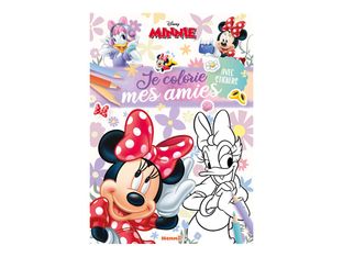 Disney Minnie - Je colorie mes amies - Avec stickers