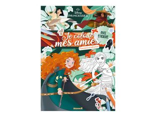 Disney Princesses - Je colorie mes amies - Princesses aventurières - Avec stickers