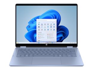 HP OmniBook 5 Flip Laptop 14-fp0036nk - PC portable inclinable et tactile 14" - Intel Core 5-120U - 16/512 Go - bleu ciel