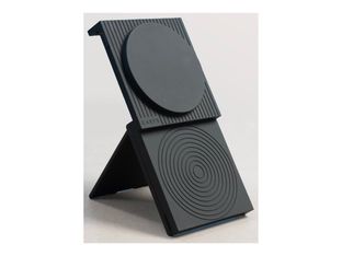 Casyx - Support de chargement sans fil - portable - Fast Charge - 2 connecteurs de sortie (magnétique) - noir cosmique