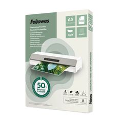 Fellowes - 100 pochettes de plastification A3 - recyclé - mates