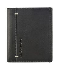MAVERICK Urban Classic - Portefeuilles - cuir - 8,5 x 10,3 cm - noir
