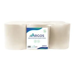 Argos - Bobine d'essuyage à dévidage central - 6 rouleaux de 450 feuilles - 2 plis - 135m