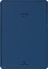 Agenda Stan - 1 semaine sur 2 pages - 11,5 x 16,5 cm - vert - Oberthur