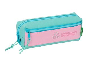 SAFTA - Estuche talla S - triple, with elastic band, 22 cm - Benetton "Dolce"