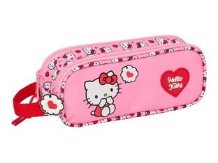 SAFTA - Estuche - doble - Hola Kitty