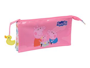 SAFTA - Estuche - triple - Peppa Pig "Baby Pig"