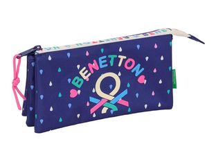 SAFTA - Estuche - triple - Benetton "Drop"