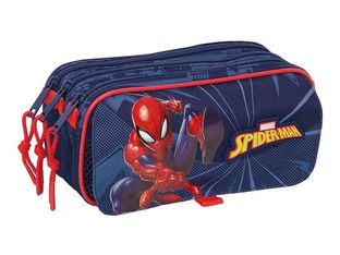SAFTA - Estuche - grande, triple - Spider-Man