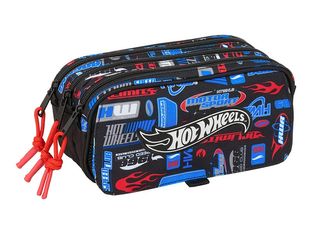 SAFTA - Estuche - grande, triple - Hot Wheels
