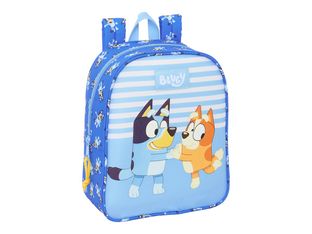 SAFTA - Mochila guardería - adaptado para carrito - Bluey "Let's Play"