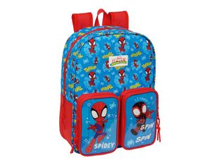 SAFTA - Mochila infantil - con bolsillos, adaptable a carro - spidey